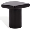 image:imageSAFAVIEH Couture Collection  Rhianna Black Concrete Accent Table Sculptural Side Table Modern Design SFV2608BBlack