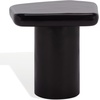 image:imageSAFAVIEH Couture Collection  Rhianna Black Concrete Accent Table Sculptural Side Table Modern Design SFV2608BBlack