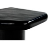 image:imageSAFAVIEH Couture Collection  Rhianna Black Concrete Accent Table Sculptural Side Table Modern Design SFV2608BBlack
