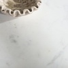 image:imageSAFAVIEH Couture Collection  Sonia Clara Walnut Brown Accent Table Round Side Table Sculptural Base with White Marble Top SFV5787AWalnutWhite