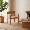 image:imageSAFAVIEH Couture Collection Adalee Accent Chair Natural Brown Danish Rope Solid Wood Fully Assembled SFV9025ANatural