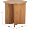 image:imageSAFAVIEH Couture Collection Audriella Black Round Top Accent TableNatural