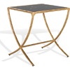 image:imageSAFAVIEH Couture Collection Debbie Brass Base amp Black Marble Top Rectangular Accent Table Fully AssembledBrassBlack