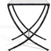 image:imageSAFAVIEH Couture Collection Debbie Brass Base amp Black Marble Top Rectangular Accent Table Fully AssembledWhite