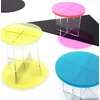 image:imageSAFAVIEH Couture Collection Edwards Turquoise Acrylic Accent TableTurquoise