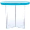 image:imageSAFAVIEH Couture Collection Edwards Turquoise Acrylic Accent TableTurquoise