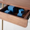 image:imageSAFAVIEH Couture Collection Regis WalnutBronze Office Computer Writing Desk