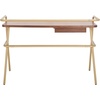 image:imageSAFAVIEH Couture Collection Regis WalnutBronze Office Computer Writing Desk