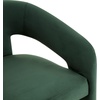 image:imageSAFAVIEH Couture Collection Roseanna Modern Black Linen Accent Chair for Living Room Home Office Study Bedroom Fully AssembledForest Green