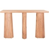image:imageSAFAVIEH Couture Collection Ryllae Natural Solid Wood Console TableNatural
