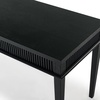 image:imageSAFAVIEH Couture Collection Shelbie Oak Brown amp Black 1Drawer Reeded Computer Table Office Writing DeskBlack
