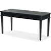 image:imageSAFAVIEH Couture Collection Shelbie Oak Brown amp Black 1Drawer Reeded Computer Table Office Writing DeskBlack