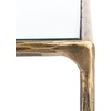 image:imageSAFAVIEH Couture Home Collection Jessa Brass MetalTempered Glass Top Square End Table Fully AssembledBrass