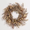 image:imageSAFAVIEH Home Collection 24inch Decorative Artificial Pine Wreath with Pine Cones amp Blueberries Fully AssembledMulticolor