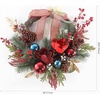 image:imageSAFAVIEH Home Collection 28inch Decorative Artificial Magnolia Oval Wreath with Ornaments amp Bow Fully Assembled