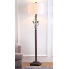 image:imageSAFAVIEH Lighting  Birdsong 61Inch Standing Floor Lamp  OilRubbed Bronze  Fabric Drum Shade  Transitional Branch Accent Design  Ideal for Living Room Bedroom  LED Bulb Included LIT4338A