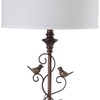 image:imageSAFAVIEH Lighting  Birdsong 61Inch Standing Floor Lamp  OilRubbed Bronze  Fabric Drum Shade  Transitional Branch Accent Design  Ideal for Living Room Bedroom  LED Bulb Included LIT4338A