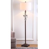 image:imageSAFAVIEH Lighting  Birdsong 61Inch Standing Floor Lamp  OilRubbed Bronze  Fabric Drum Shade  Transitional Branch Accent Design  Ideal for Living Room Bedroom  LED Bulb Included LIT4338A