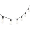 image:imageSAFAVIEH Lighting  Dorcia 10Foot LED Outdoor String Lights  WeatherResistant Patio Caf Garden Hanging Lights with 10 Clear Bulbs PLT4043A