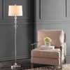 image:imageSAFAVIEH Lighting  Venezia 61Inch Crystal Floor Lamp  Fabric Shade  Contemporary SlimPole Design  Ideal for Living Room Bedroom  LED Bulb Included LIT4175BCrystal