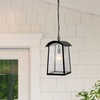 image:imageSAFAVIEH Lighting Collection Adalai Black Extendable Outdoor Pendant