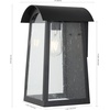 image:imageSAFAVIEH Lighting Collection Adalai Black Outdoor Wall Sconce