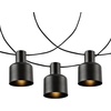 image:imageSAFAVIEH Lighting Collection Adaner Black 10Foot LED Outdoor String Lights