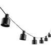 image:imageSAFAVIEH Lighting Collection Adaner Black 10Foot LED Outdoor String Lights