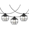 image:imageSAFAVIEH Lighting Collection Agitha Black 10Foot LED Outdoor String Lights