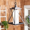 image:imageSAFAVIEH Lighting Collection Braith Black Outdoor Pendant Hanging Light Fixture LED Bulb Included