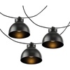 image:imageSAFAVIEH Lighting Collection Claudie Black 10Foot LED Outdoor String Lights