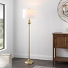 image:imageSAFAVIEH Lighting Collection Erlan Contemporary Gold 61inch Standing Floor Lamp LED Bulb IncludedGold