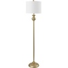 image:imageSAFAVIEH Lighting Collection Erlan Contemporary Gold 61inch Standing Floor Lamp LED Bulb IncludedGold