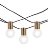 image:imageSAFAVIEH Lighting Collection Farrynn BrassBlack 10Foot LED Outdoor String Lights