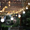 image:imageSAFAVIEH Lighting Collection Farrynn BrassBlack 10Foot LED Outdoor String Lights