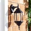 image:imageSAFAVIEH Lighting Collection Grazia OilRubbed Bronze Outdoor Sconce Set of 2 Light Fixture LED Bulbs Included
