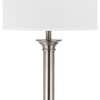 image:imageSAFAVIEH Lighting Collection Livia Modern Farmhouse Nickel 60inch Living Room Bedroom Home Office Standing Floor Lamp LED Bulb Included