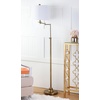 image:imageSAFAVIEH Lighting Collection Nadia Traditional Farmhouse Swivel Swing Arm Gold 64inch Adjustable Height Living Room Bedroom Home Office Standing Floor Lamp LED Bulb Included