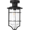 image:imageSAFAVIEH Lighting Collection Rueda Bronze Outdoor Flush Mount LED Bulb Included
