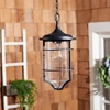 image:imageSAFAVIEH Lighting Collection Rueda Bronze Outdoor Pendant Hanging Light Fixture LED Bulb Included