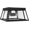 image:imageSAFAVIEH Lighting Collection Rydler Black 2Light Outdoor Flush Mount LED Bulbs Included