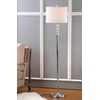 image:imageSAFAVIEH Lighting Collection Vendome Clear Crystal Chrome 60inch Living Room Bedroom Home Office Standing Floor Lamp LED Bulb Included