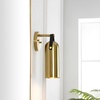 image:imageSAFAVIEH Lighting Collection Westly BlackGold Modern Downlight Wall Sconce Set of 2 Light Fixture Ideal for Bathroom Entryway Vanity Foyer Hallway Living Room LED Bulbs IncludedGold