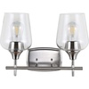 image:imageSAFAVIEH SCN4056A Lighting Tage Nickel and Brass 11inch LED Bulb Included Wall Sconce