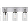 image:imageSAFAVIEH SCN4058A Warley 3Light Bronze 10inch LED Bulbs Included Wall Sconce