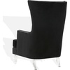 image:imageSafavieh Couture Geode Modern Light Silver Wingback ChairBlack