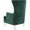 image:imageSafavieh Couture Geode Modern Light Silver Wingback ChairForest Green