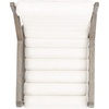 image:imageSafavieh Couture Home Delaney MidCentury White Channel Tufted Accent Chair