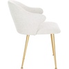 image:imageSafavieh Couture Home Edmond MidCentury Light Grey and Gold Arm ChairLight Grey  Gold