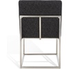 image:imageSafavieh Home Collection Jenette Hemingway Black Velvet Side ChairBlackSilver Linen